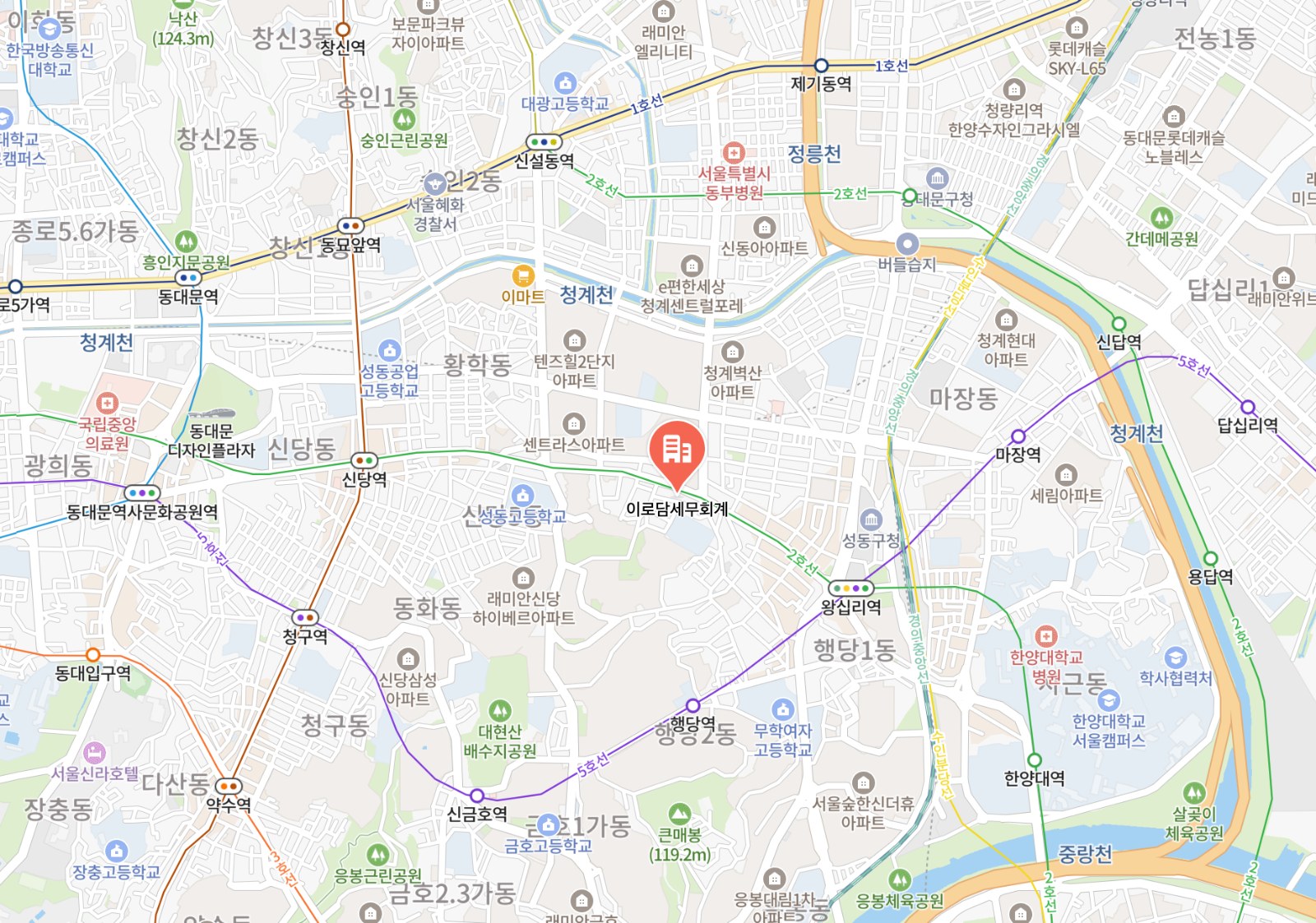 이로담 세무회계 위치 지도